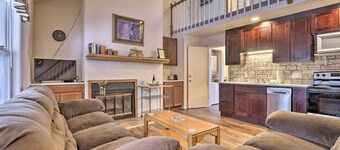 Fireplace & Stream Access: Cozy Grand Lake Retreat