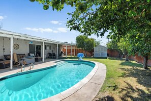 Front of property - Indio Home w/ Heated Pool: 2 Mi to Coachella! (Indio)