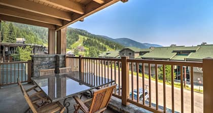 Ski-in/ski-out Whitefish Escape w/ Balcony!