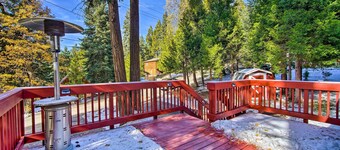Running Springs Cabin w/ Deck + Forest Views