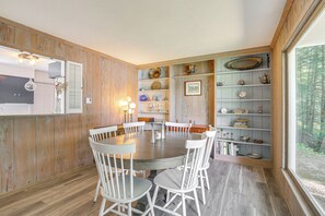 Interior - Skiing & Hiking: Water-view Home in the Berkshires (Sheffield)