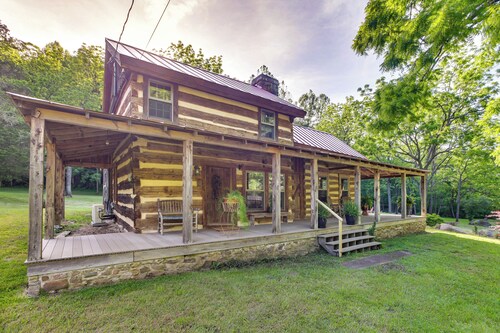 Restored Buchanan Log Cabin on 9-mile Creek!