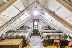 House (2 Bedrooms) | Interior - Restored Buchanan Log Cabin on 9-mile Creek! (Buchanan)