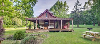 Restored Buchanan Log Cabin on 9-mile Creek!