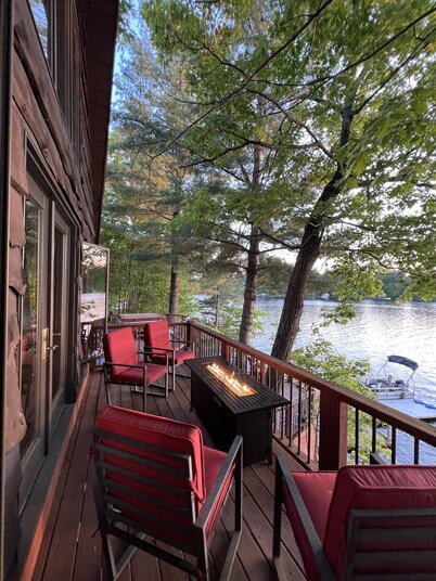Adirondack Area Trout Lake Waterfront Cottage, Hot Tub, Pontoon Boat, Upstate NY