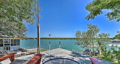 Lakefront Brownwood Home w/ Private Boat Dock