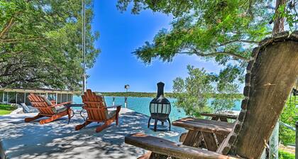 Lakefront Brownwood Home w/ Private Boat Dock