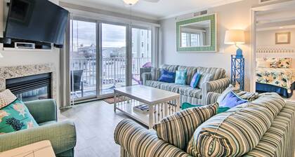 Ocean City Condo: Spacious Balcony, Walk to Beach!