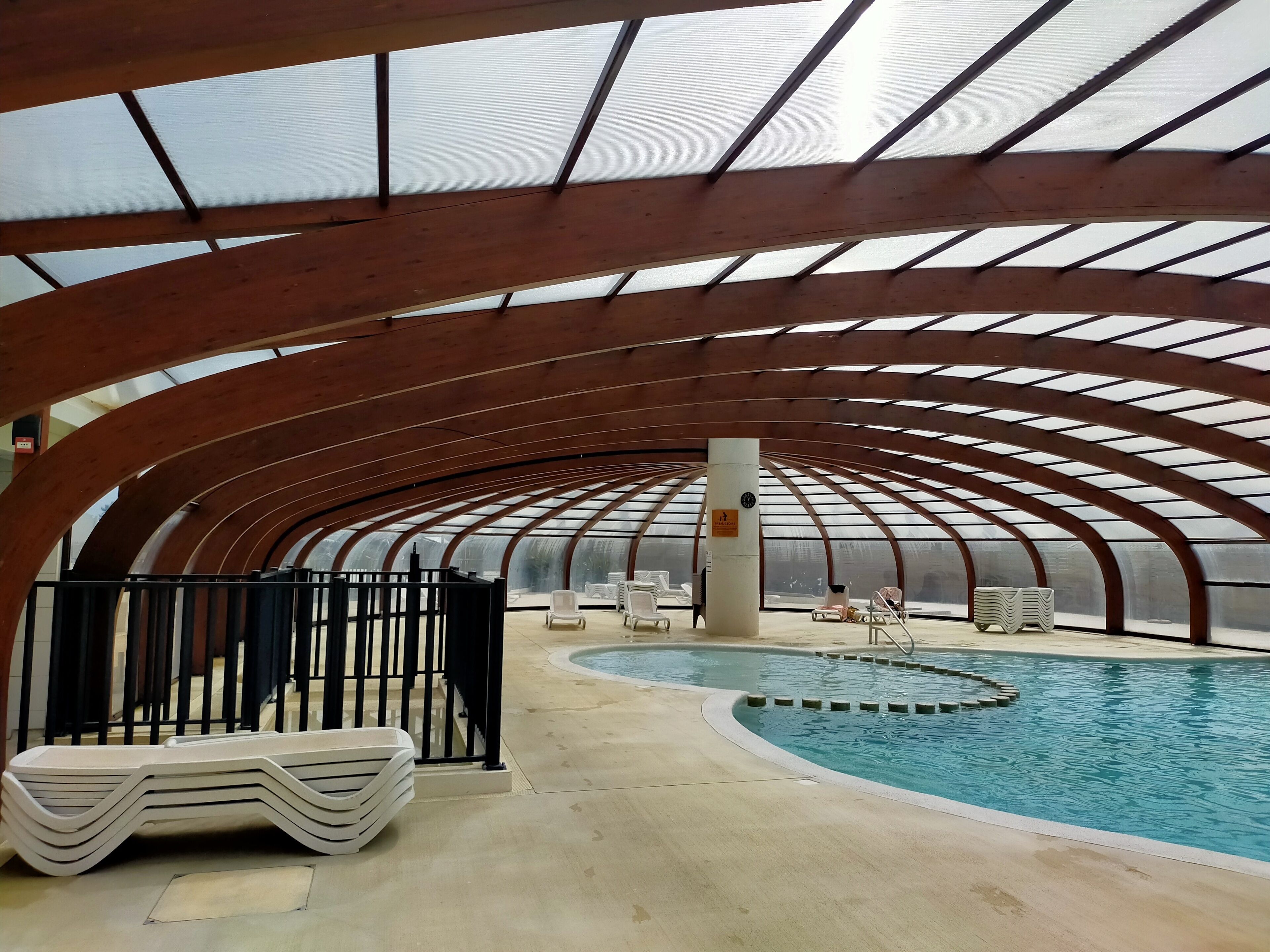 Indoor pool, a heated pool