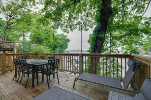 House (3 Bedrooms) | Interior - Furnished Deck, Boat Slip! Lake of the Ozarks Home (Lake Ozark)