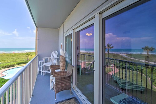 Sunny Oceanfront Condo on South Padre Island Beach