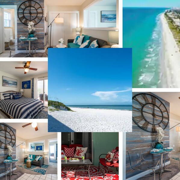 1 bedroom, iron/ironing board, WiFi, bed sheets - 10 Steps to the Beach Private Beach Paradise (Indian Rocks Beach)