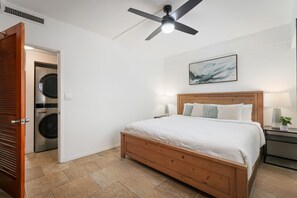 1 dormitorio y espacio para trabajar con un portátil
