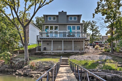 Boat Dock, Furnished Deck! Lakefront Ozarks Home