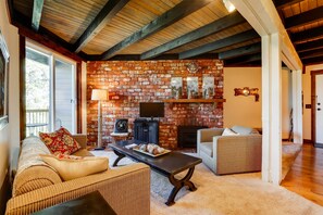 TV, fireplace - Homey Condo w/ Amenities ~ 11 Mi to Ski Keystone! (Silverthorne)