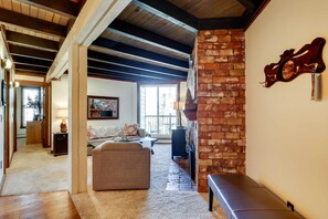 TV, fireplace - Homey Condo w/ Amenities ~ 11 Mi to Ski Keystone! (Silverthorne)