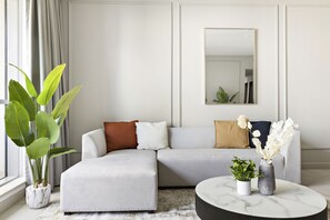 Familienapartment (BLVD Central T2 509) | Wohnzimmer