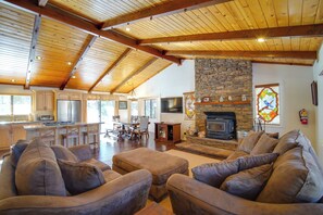 House (4 Bedrooms) | Front of property - 2 Mi to Lake & Ski Slopes: Big Bear Cabin (Big Bear City)