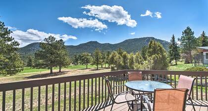 Fireplace & Mtn Views: Estes Park Home w/ Deck!