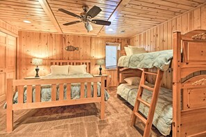 House (3 Bedrooms) | Interior - Lakefront Log Cabin w/ Dock ~ 9 Mi to Lutsen Mtn (Lutsen)