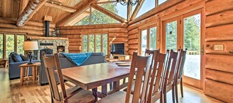 Lakefront Log Cabin w/ Dock ~ 9 Mi to Lutsen Mtn