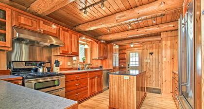Lakefront Log Cabin w/ Dock ~ 9 Mi to Lutsen Mtn