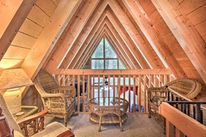 Interior - A-frame Cabin w/ Hot Tub < 1 Mi to Ober Gatlinburg (Gatlinburg)