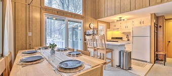 1 Block to Lake: Poconos Getaway w/ Fire Pit!