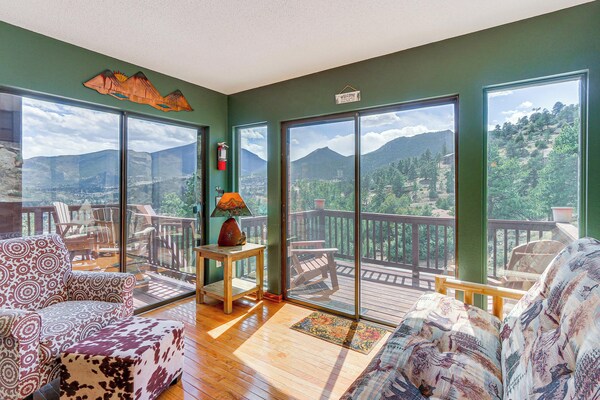 3br Cabin Near Rmnp Sweeping Views + Fireplace - Estes Park, CO