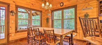 'serenity Now' Cabin w/ Fire Pit + Game Room!
