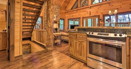 'serenity Now' Cabin w/ Fire Pit + Game Room!