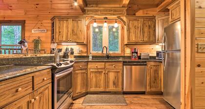 'serenity Now' Cabin w/ Fire Pit + Game Room!