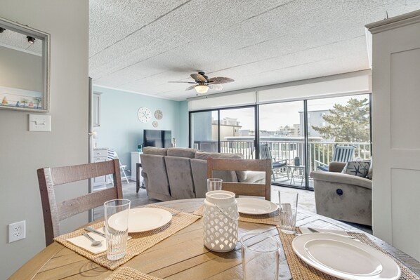 Apartment (2 Bedrooms) | Interior - Walk to Shore: Retreat w/ Balcony in Ocean City (Ocean City)