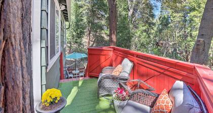 1 Mi to Lake Gregory: Boho Crestline Cabin