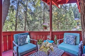 House (2 Bedrooms) | Interior - 1 Mi to Lake Gregory: Boho Crestline Cabin (Crestline)