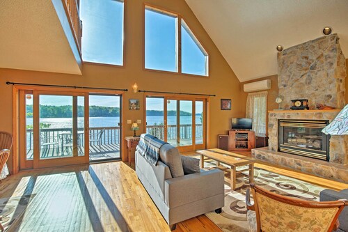 Lake Bonaparte 'fins & Feathers Lodge' w/ Dock!