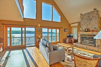 Lake Bonaparte 'fins & Feathers Lodge' w/ Dock!