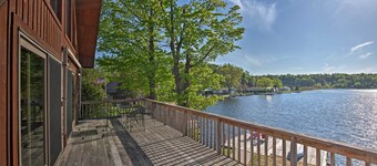Lake Bonaparte 'fins & Feathers Lodge' w/ Dock!