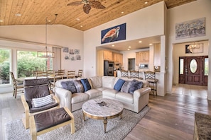 House (3 Bedrooms) | Interior - Oceanfront Point Arena House w/ Lovely Deck! (Point Arena)