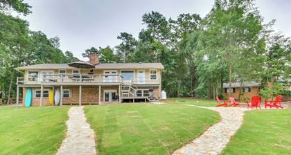 Waterfront Lakehouse w/ Private Dock & Fire Pit!