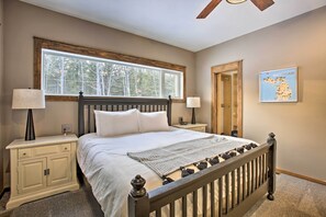 House (2 Bedrooms) | Interior - Modern-chic Interlochen Home w/ Deck & Game Room! (Interlochen)