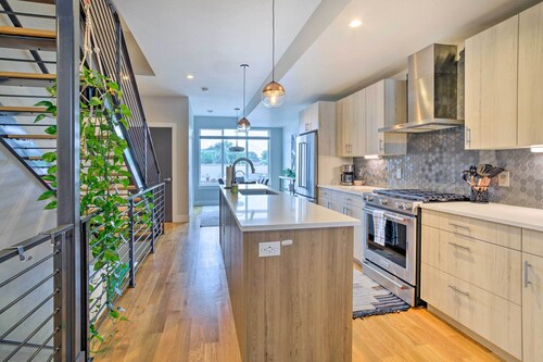 City Skyline Views: Upscale Denver Townhome
