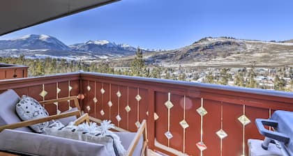 7 Mi to Keystone: Mtn-view Abode w/ Deck!