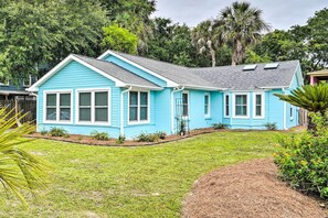 House (3 Bedrooms) | Front of property - Beachy Isle of Palms Home: 1 Block to Coast! (Isle of Palms)