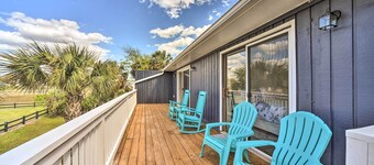 Sunny Edisto Island Duplex - Half Mile to Beach!