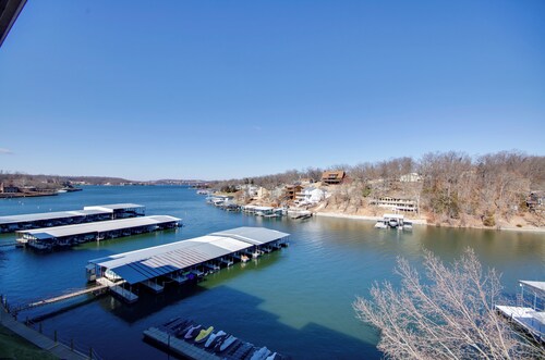 Pool & Lake Access: Waterfront Osage Beach Retreat