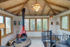 Interior - Serene Lakefront Baileys Harbor Home w/ Deck! (Baileys Harbor)