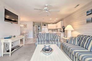Apartment (3 Bedrooms) | Interior - Canal Views & Community Pool: Ocean City Condo (Ocean City)