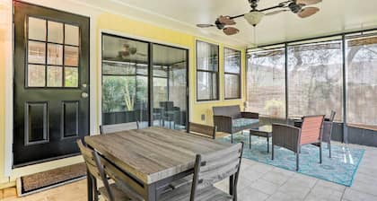 St Augustine Island Home w/ Patio, Walk to Beach!