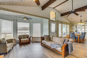 House (3 Bedrooms) | Interior - Steps to Beach: Home w/ Deck in Galveston! (Galveston)